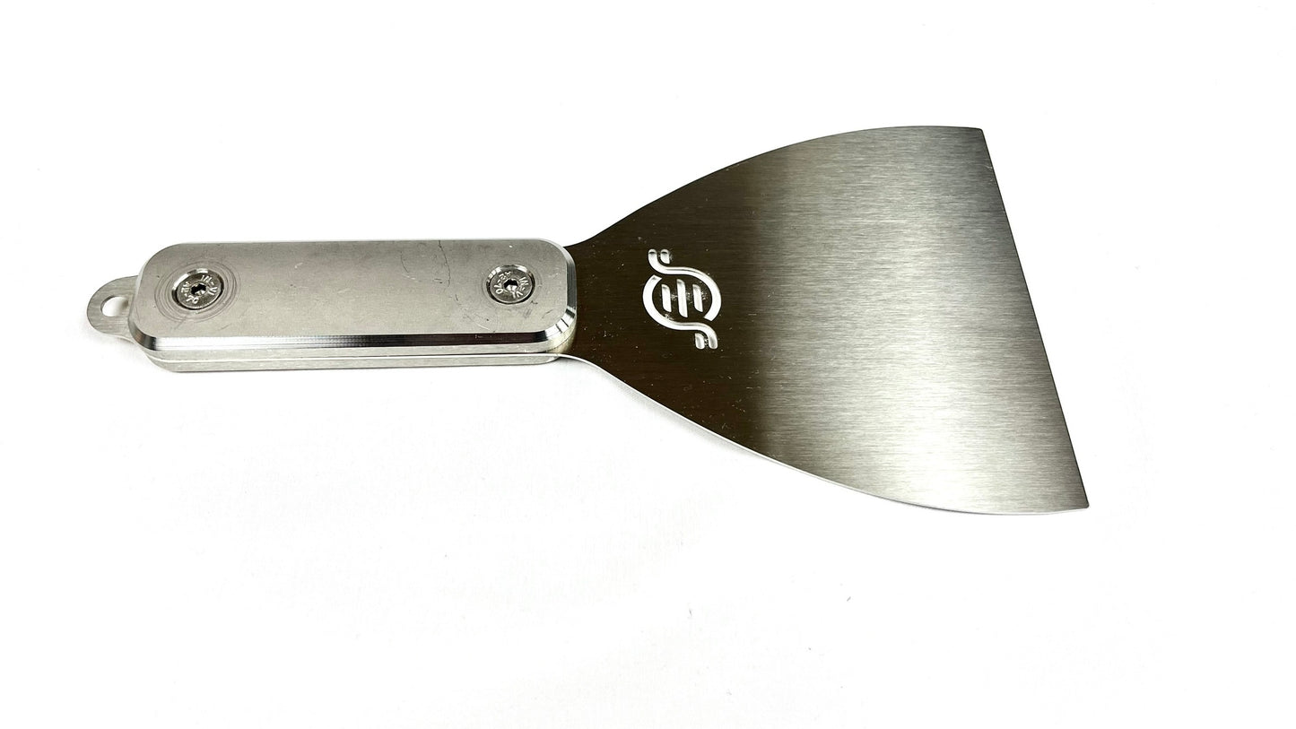 Spatola in Acciaio Inox per Plancha e Barbecue - Steelxgrill