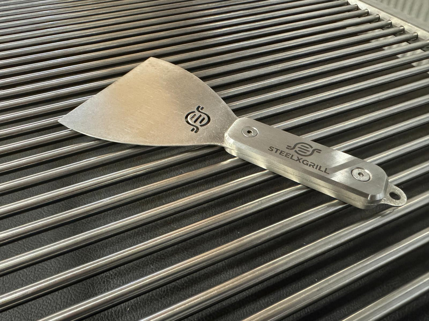 Spatola in Acciaio Inox per Plancha e Barbecue - Steelxgrill