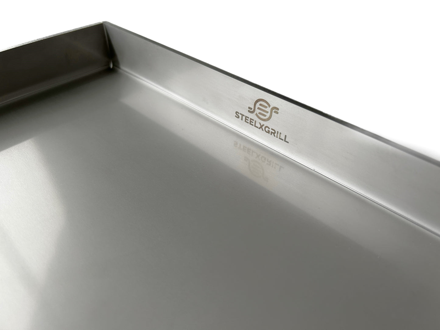 Piastra Grill Acciaio Inox | 40x30x3,6 cm | STEELXGRILL