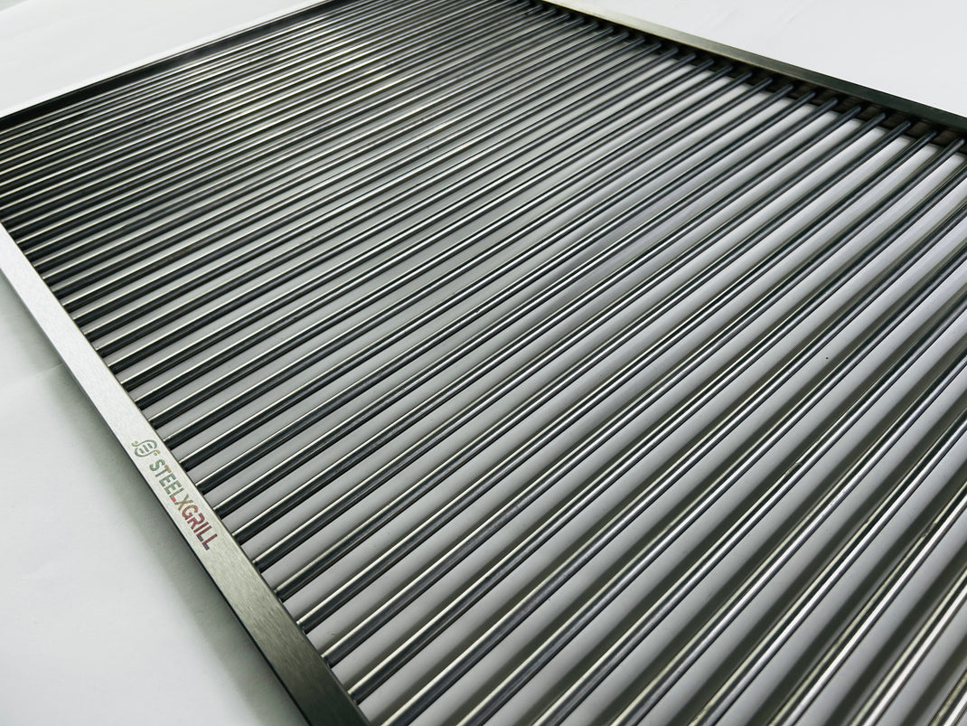 GRIGLIA IN ACCIAIO Inox Arrotolabile Forno Esterno Gabbie Da Forno Per - Foto 10